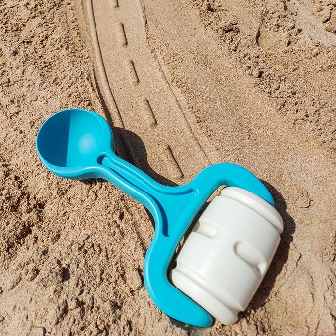 Miniland Beach Essentials, Sand Toys, Outdoor Toys for Toddlers 1-3, Beach Toys for Toddlers 1-3, Outdoor Play for Beach Vacations and Pool Fun | ECO Sand Roller Highway