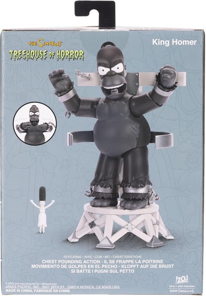 The Simpsons Action Figures 5" Premium Homer with Mini Marge