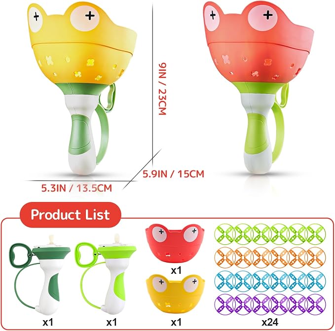 pamexin Outside Toys for Kids Ages 4-8 - Manual Capture Catching Game - Toddler Chasing Toy for Boys & Girls, Ages 3-7 - Outdoor Fun Family Games