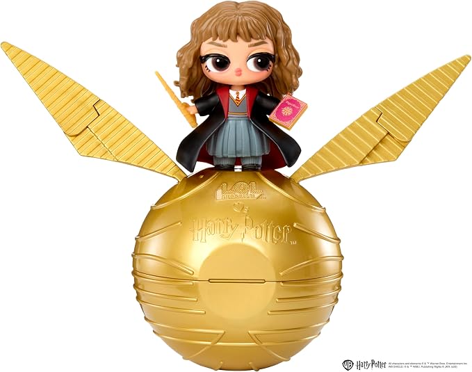 LOL Surprise Loves Harry Potter Tots – Golden Snitch Ball, Play & Display, 7 Total Surprises – Collect All 6!