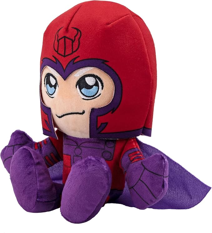 Bleacher Creatures Marvel Magneto 8" Kuricha Sitting Plush- Soft Chibi Inspired Toy