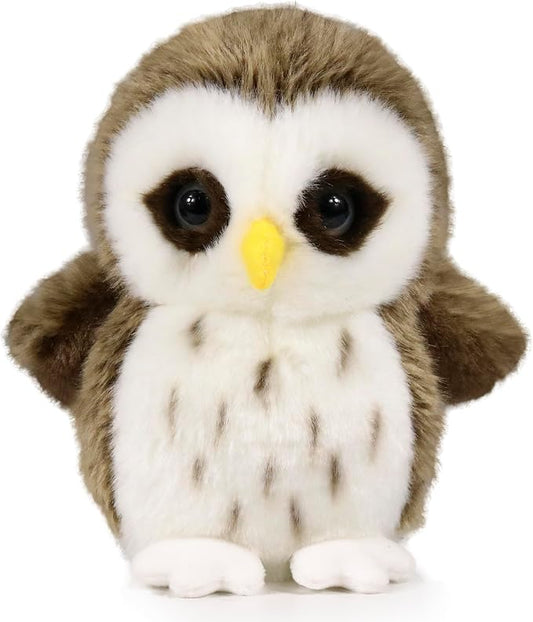 Ice King Bear Wild Animal Small Stuffed Animals Zoo Family Plush Toy (Owl 6 Inches)