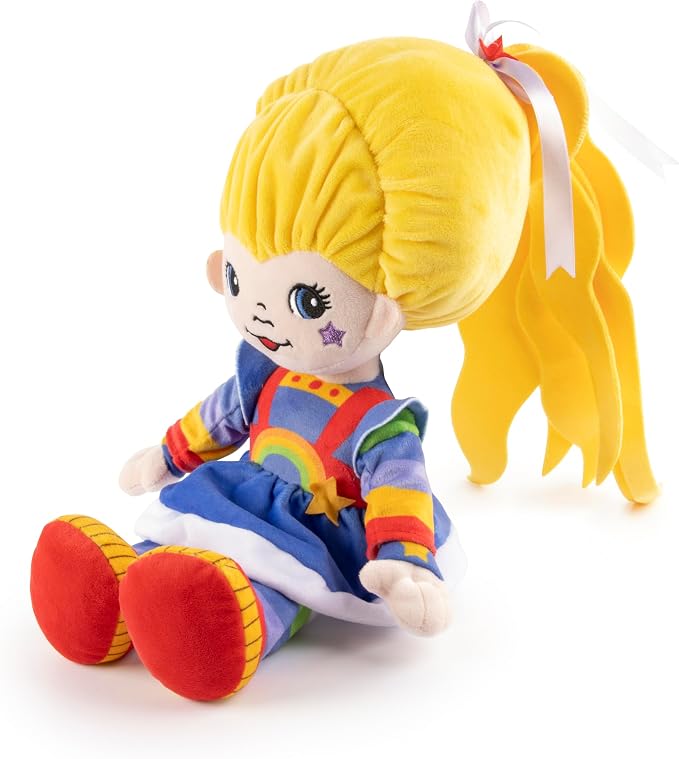 Jay Franco Rainbow Brite Plush Pillow Buddy - Super Soft Stuffed Character Pillow, Polyester Microfiber, 17 Inches