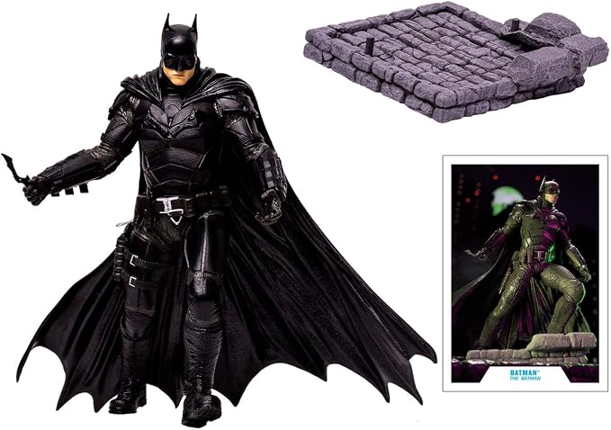 McFarlane Multiverse The Batman from Batman Movie 12" Deluxe Figure Multicolor (Figure Style May Vary)