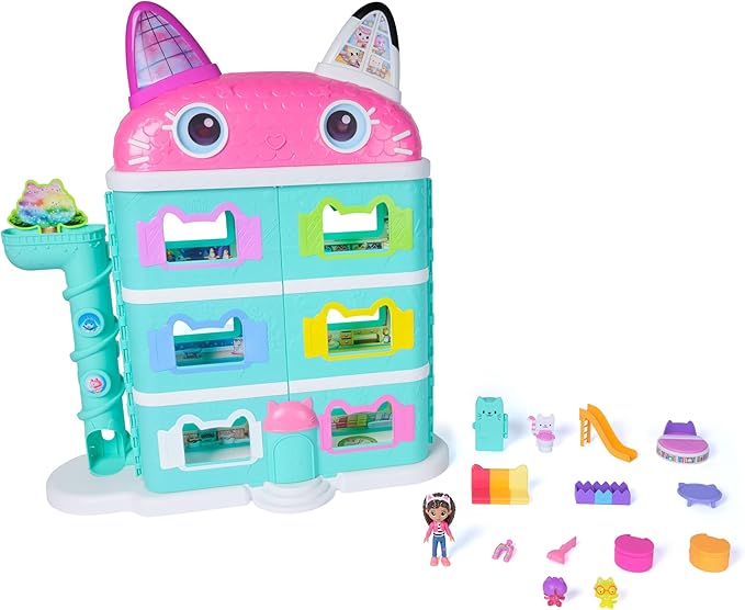 DREAMWORKS GABBY'S DOLLHOUSE: Gabby's Cat Dollhouse, Movie-Inspired Figure & Accessories, Toys for Boys & Girls Ages 3+