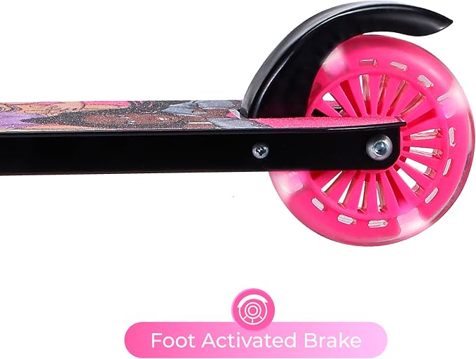 2 Wheel Kick Scooter for Kids, Foldable, Light Up LED Wheels