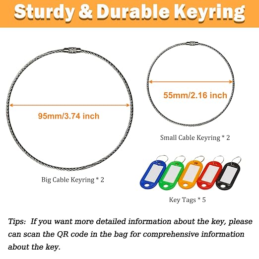 75 Non-Duplicated Heavy Equipment Key Set, Construction Equipment Ignition Master Keys fits CAT Caterpillar Bobcat JCB John Deere Case Kubota Volvo Komatsu Takeuchi Hyster Jlg Yanmar