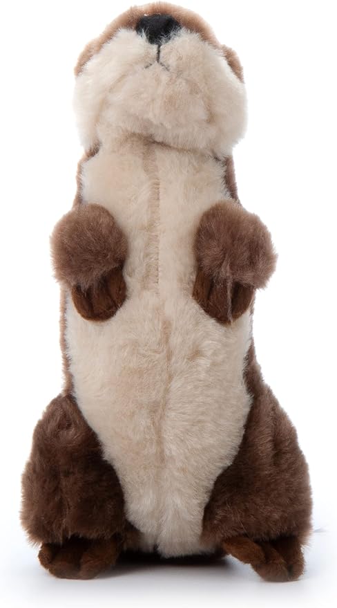 The Petting Zoo River Otter Stuffed Animal Standing, Gifts for Kids, Wild Onez Zoo Animals, River Otter Plush Toy 10 inches