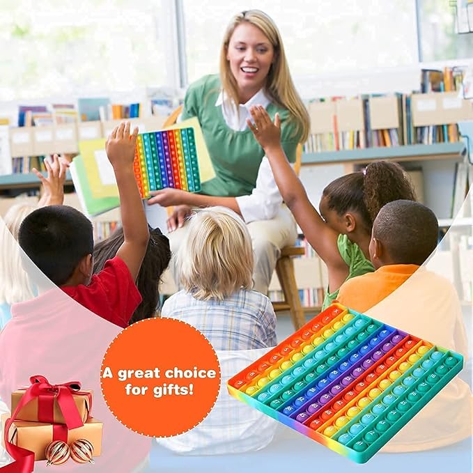 P00p with Numbers Multiplication Table Game Fidget Math Toys,Stress Relieving Fidget Learning Game Toy to Create Kinds of Math Manipulative,It Makes Learning Easier and More Fun