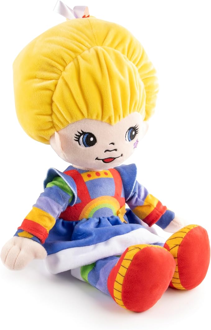 Jay Franco Rainbow Brite Plush Pillow Buddy - Super Soft Stuffed Character Pillow, Polyester Microfiber, 17 Inches