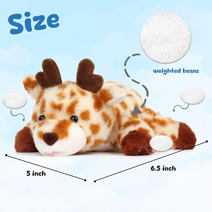 Adorable Giraffe Stuffed Animal Soft Giraffe Plush Toy Cute Birthday Gifts for Boys Girls Kids Toddlers