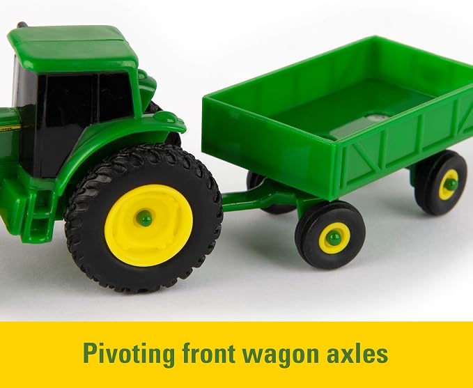 TOMY John Deere Die-Cast Farm Toys Playset - 1:64 Scale - Includes Farm Animals, Machine Shed, Toy Tractors, Toy Trucks, and Farm Tools - 70 Count - 8 Years and Up