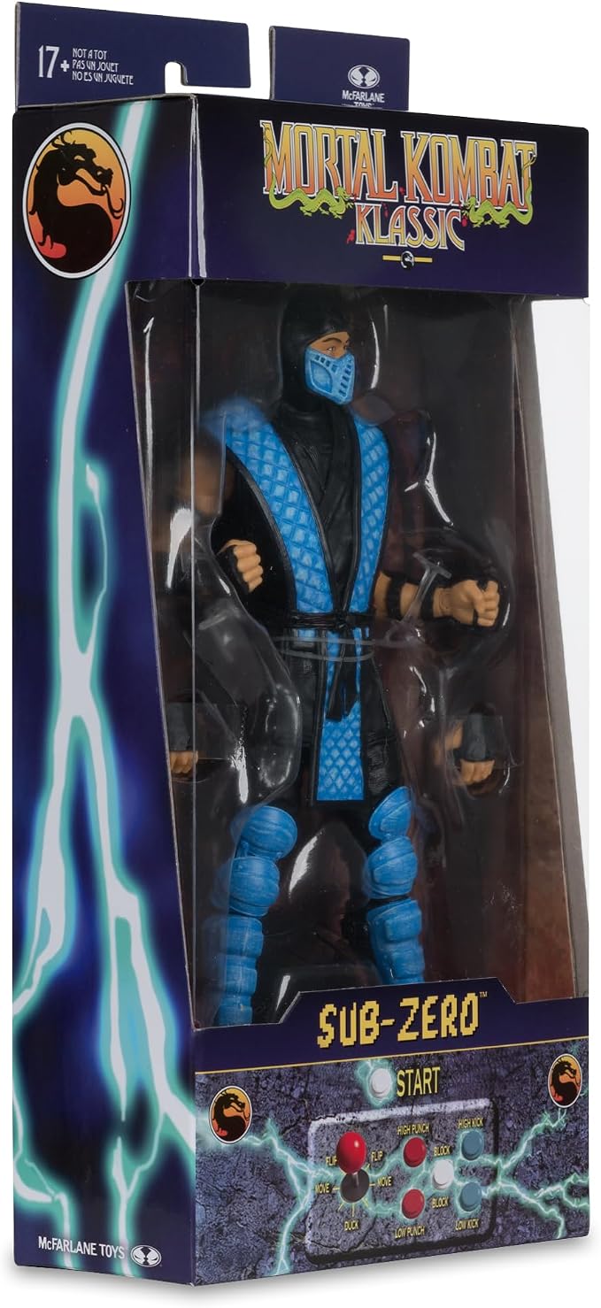 McFarlane Toys- Mortal Kombat Klassic Sub-Zero 7in Action Figure