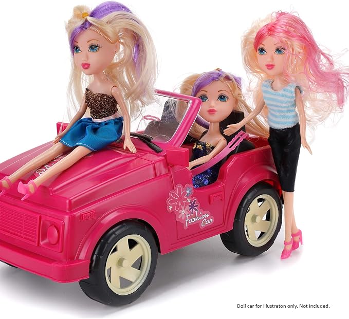 Liberty Imports 12 Pack: American Fashion Beauty Dolls in Individual Boxes - 10" Girls Runway Divas Multipack Toys Bundle Bulk Party Favors Supplies (10")