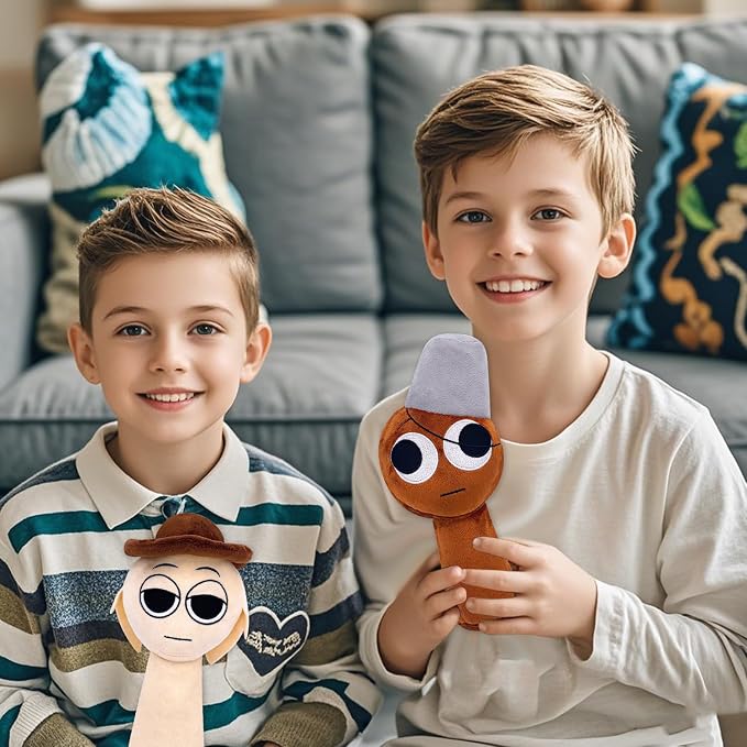 Plush Toys, Horror Games Plushies Toy for Fans, Soft Stuffed Animal Pillow Figure Doll Christmas Birthday Gifts for Adult Kids (10 Pcs)