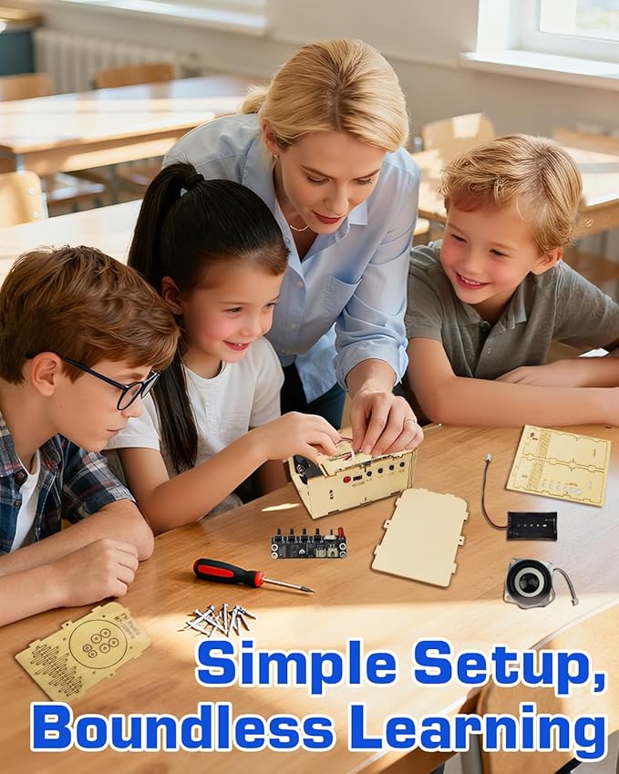 Science Kits for Kids Age 8-12 12-14, STEM Toys DIY Radio Kit Engineering Electronics Project Building Your Own Radio Educational Toy, Ideal Gift for Teen Child Boys Girls 9 10 11 13