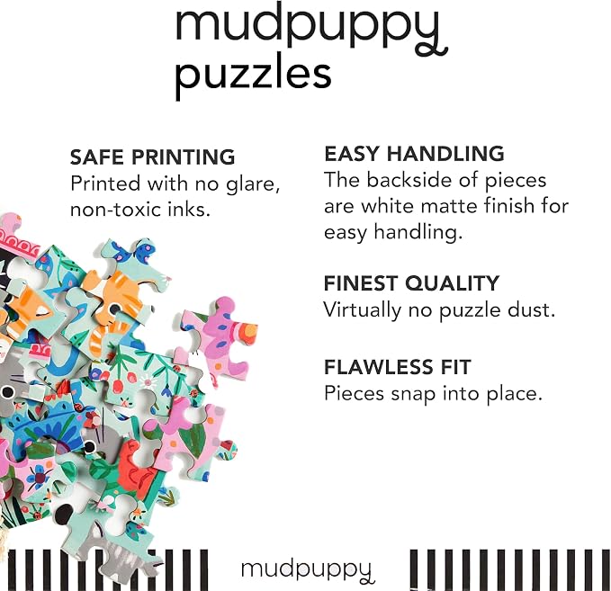 Mudpuppy Art and Culture Museum — 64 Piece Search & Find Puzzle Jigsaw Puzzle Featuring Diverse Art Sculptures and Artifacts and Over 40 Hidden Images to Find for Ages 4+