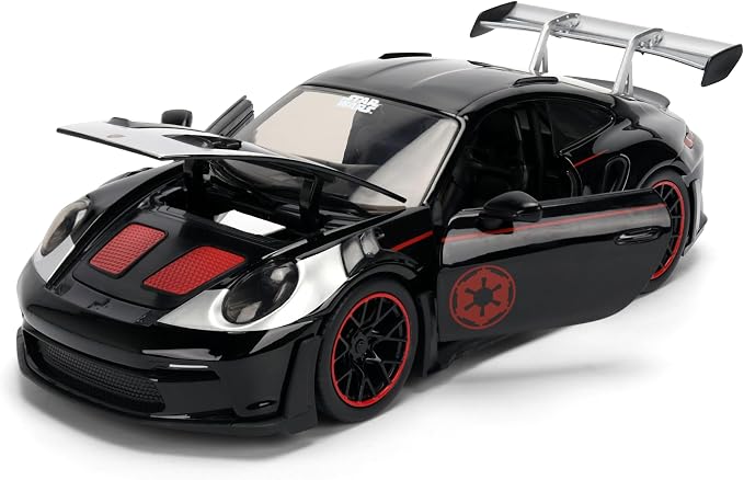 Jada Star Wars Darth Vader 1970 Dodge Charger R/T Hollywood Rides Die-Cast Car with Figure 1:24 Scale