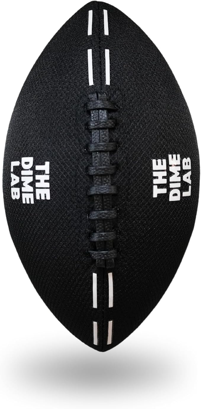 The Dime Lab Water Football - Waterproof Football for Pools, Beaches, & Lakes - Strong Grip Training, Outdoor, All-Weather Water Toys for All Ages