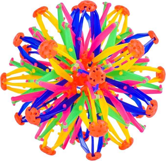 Sunny Days Entertainment Nucleus Expandable Ball – Breathing Toy Sphere for Kids & Adults – Expands from 5.5’’ to 10"