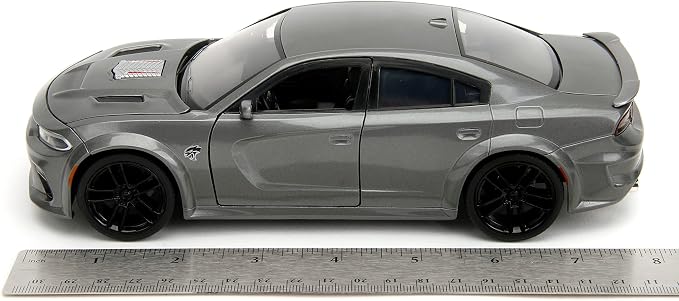 Jada Fast & Furious Fast X 1:24 Dom's 2021 Dodge Charger SRT Hellcat Die-Cast Car, Toys for Kids and Adults