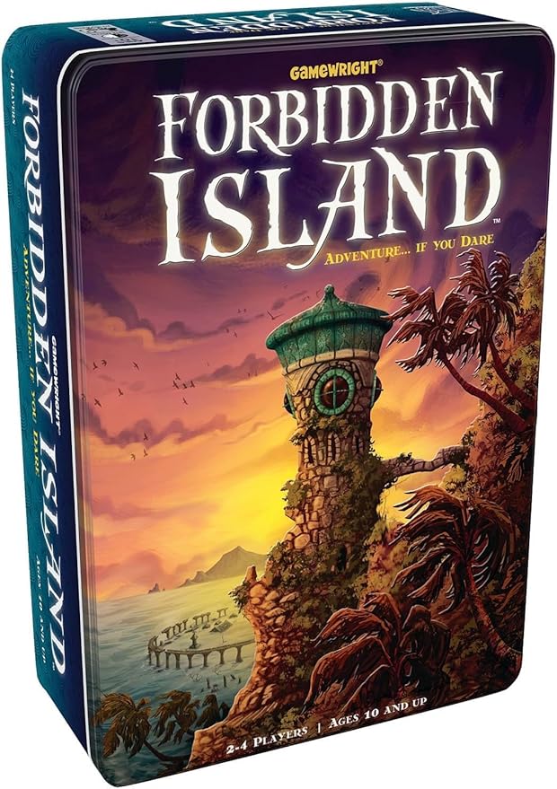 Gamewright Forbidden Island – The Cooperative Strategy Survival Island Board Game
