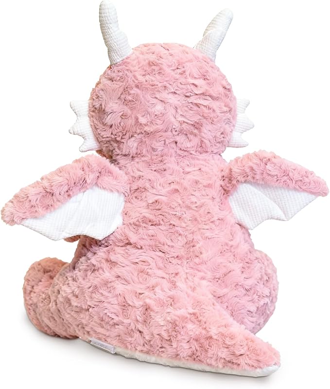 SUSULF Little Flying Dragon - Cute Stuffed Animal Plush Toy - Adorable Soft Dragons Toy Plushies and Gifts - Perfect Present for Kids (Pink,11.81in/30cm)