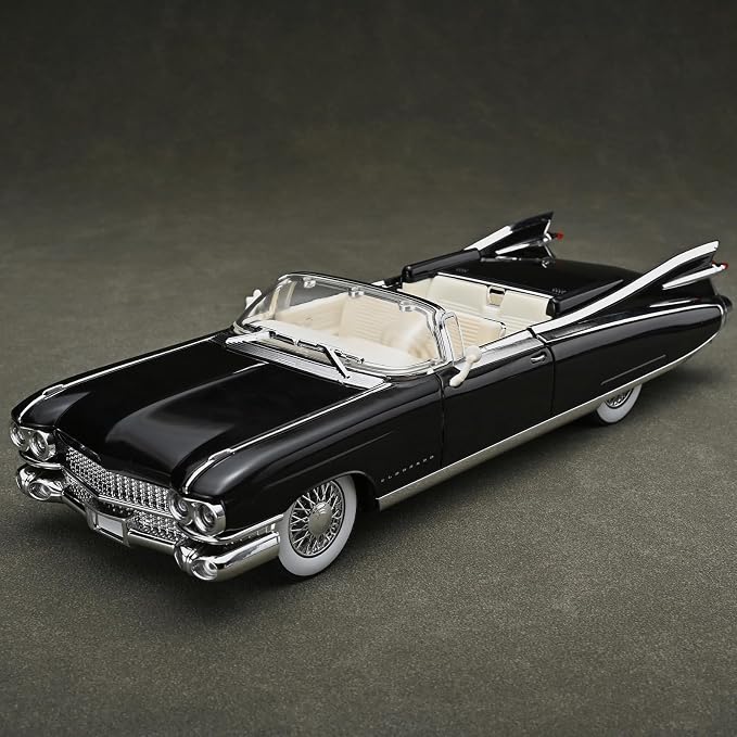 RZAPE Toy Car Models 1/24 Diecast Cars Eldorado Metal Model Car Carros De Coleccion,Model Cars Kits for Adults and Boys,Pull Back Car with Lights and Sounds,Toy Cars for Boys Age 4-7（Black）