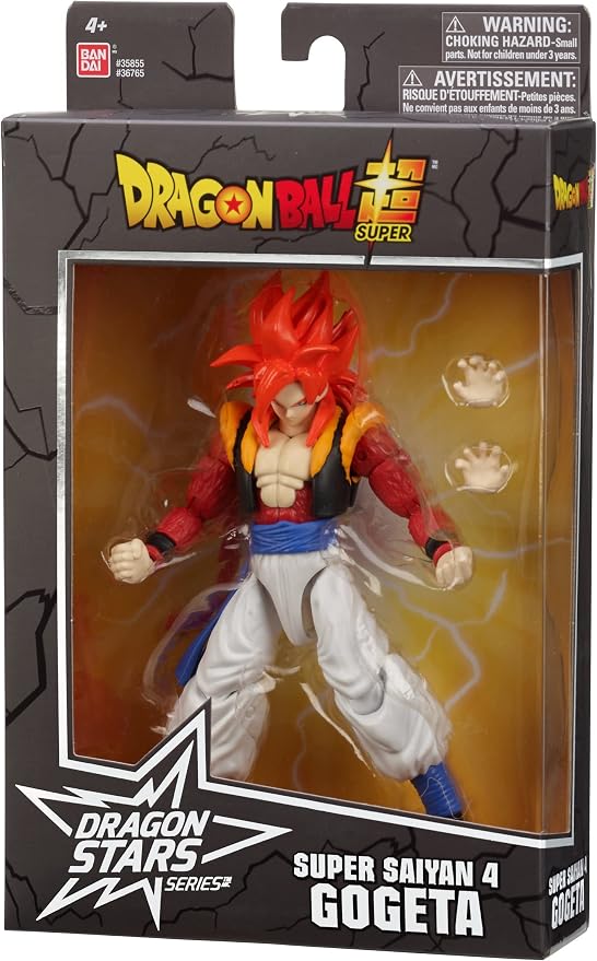 Bandai America - Dragonball Super Dragon Stars Super Saiyan 4 Gogeta 6.5 Action Figure