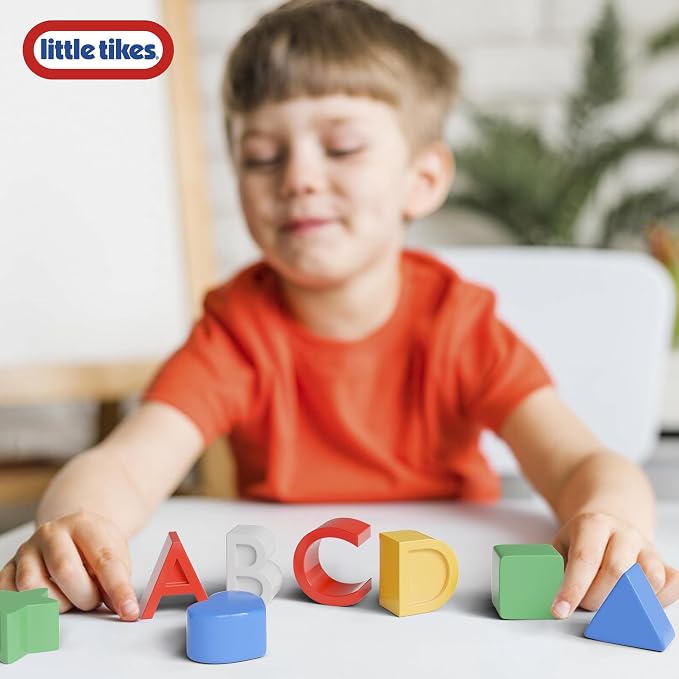 Lollipop Educational Toddlers Little Tikes Shape Sorter - Shapes and Letters - Big Play for Learning - Easy Storage 8 Shapes and Letter Sorter Great for Kids 10 Months+