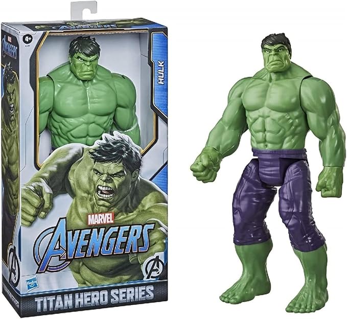 Marvel Avengers Titan Hero Series Blast Gear Deluxe Hulk Action Figure 30cm Scale Great for Kids, Collectors and Fans