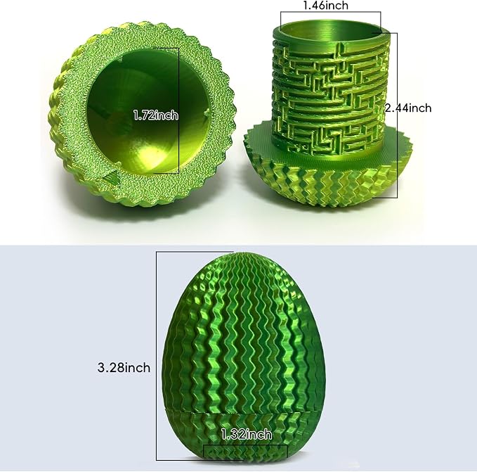 2026 Mystery Egg Maze Puzzle Box: 4 Unique Mazes Money Holder with Hidden Compartment, Brain Teaser Game for Cash & Gifts, Reusable Surprise Container for Easter Birthday Christmas Party