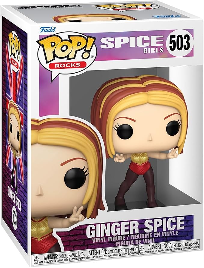Funko Pop! Rocks: Spice Girls - Ginger Spice - (Wannabe) - Collectable Vinyl Figure - Gift Idea - Official Merchandise - Toys for Kids & Adults - Music Fans - Model Figure for Collectors and Display