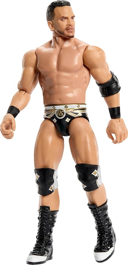 Mattel WWE Ricky Saints Action Figure, Main Event Series #164, 6-inch Collectible Superstar with 14 Articulation Points & Life-Like Look