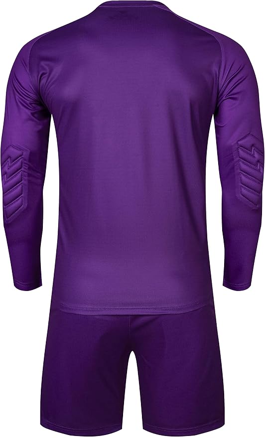 KELME Soccer Goalkeeper Jersey Pro Set Uniform - Padded Goalkeeper Shirt Shorts Socks - Men's Goalie Jersey Adults Kids