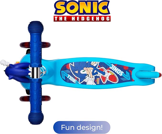 Kick Scooter for Kids, 3 Wheel Self Balancing, Light Up LED Wheels