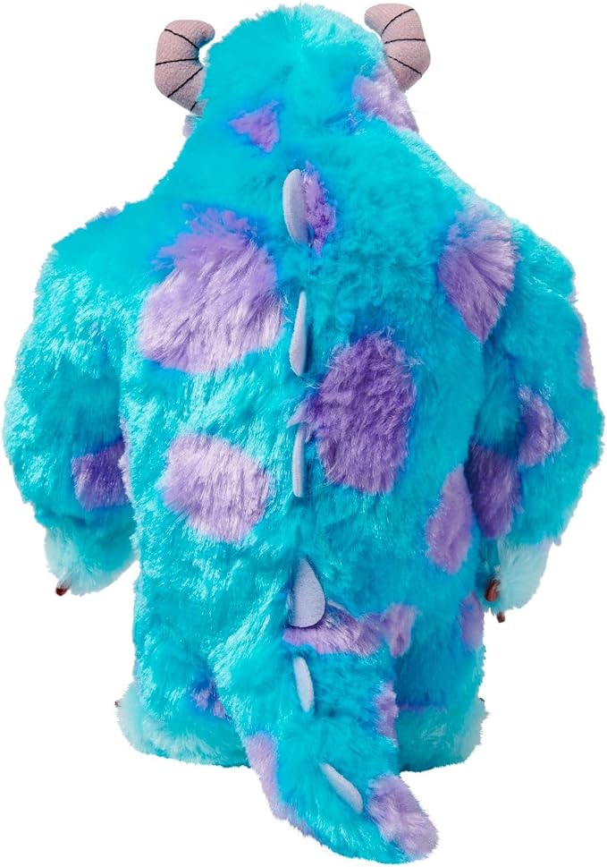 Disney Store Official Sulley Medium Soft Toy for Kids, Cuddly Character with Fuzzy Texture and Embroidered Details, Disney Plushy Suitable for All Ages
