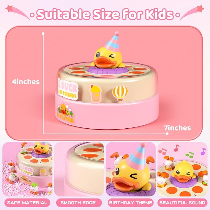 BLF FUN B.Duck Games for Kids Age 4-6, Catch and Bounce Duck Board Games for Kids 3-5,Family Toddlers Games Birthday Gifts for 5-7 Girls, Christmas Birthday Gifts for Toddlers 4-8