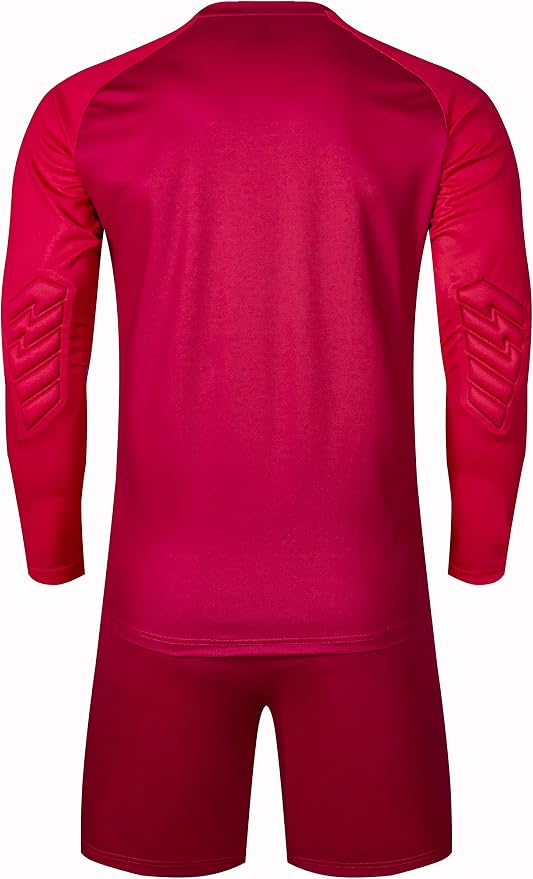 KELME Soccer Goalkeeper Jersey Pro Set Uniform - Padded Goalkeeper Shirt Shorts Socks - Men's Goalie Jersey Adults Kids