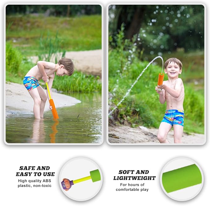 Water Blaster | Water Blasters for Kids, Water Squirter for Kids, Pool Guns, Squirt Gun 8 Pack 4 Pack Beach Essentials, Beach Toys Pool Squirt, Summer Games
