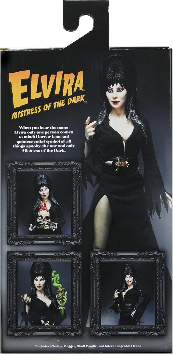 NECA Elvira- 8” Clothed Figure - Elvira