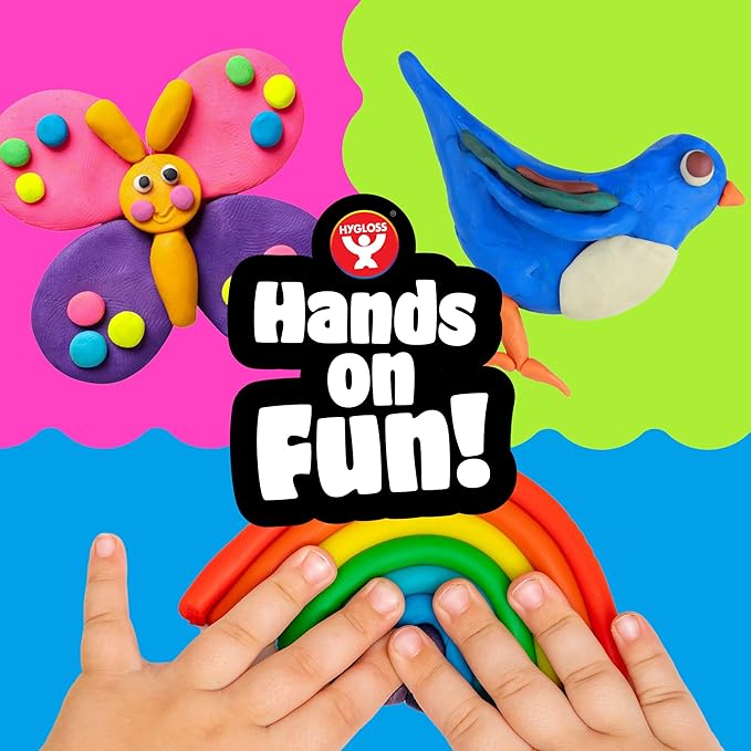 Hygloss Play Modeling Dough for Kids – Safe & Non-Toxic Sensory Dough for Arts and Crafts – 1 lb Tub – Play Clay for Toddler Activities, Preschool Classroom Must-Haves – Purple Color, Scented