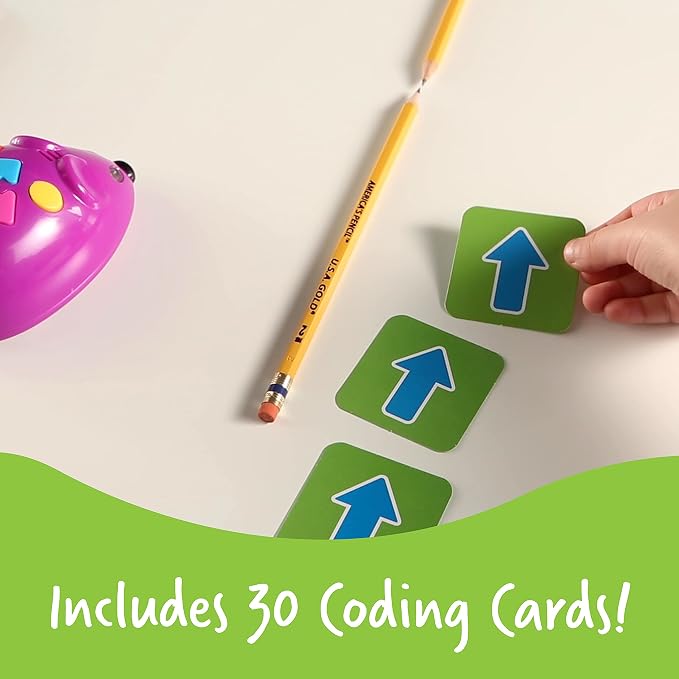 Learning Resources Code & Go® Robot Mouse, Screen-Free Coding Robot Toy, Early Programming for Kids Ages 4+, STEM Robotics Toy