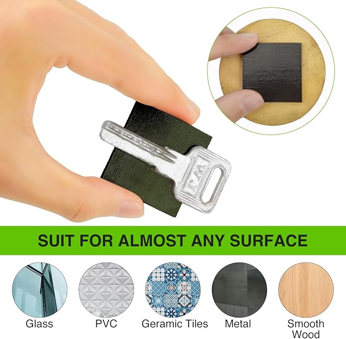 Magnetic Squares with Adhesive Backing(36PCS Each 1.5" x1.5"),Pre-Cut Self Sticky Magnets as Back to School Supplies,Peel and Stick for Cards/Picture/Poster (80mil Magnet)