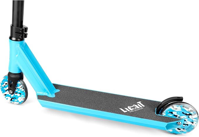 Limit LMT68 Mini Pro Stunt Kick Scooter – Short and Small Freestyle Trick Scooters for Kids Ages 5 Years and Up-Professional Complete BMX Scooter Perfect for Beginners Children Boys and Girls Gifts