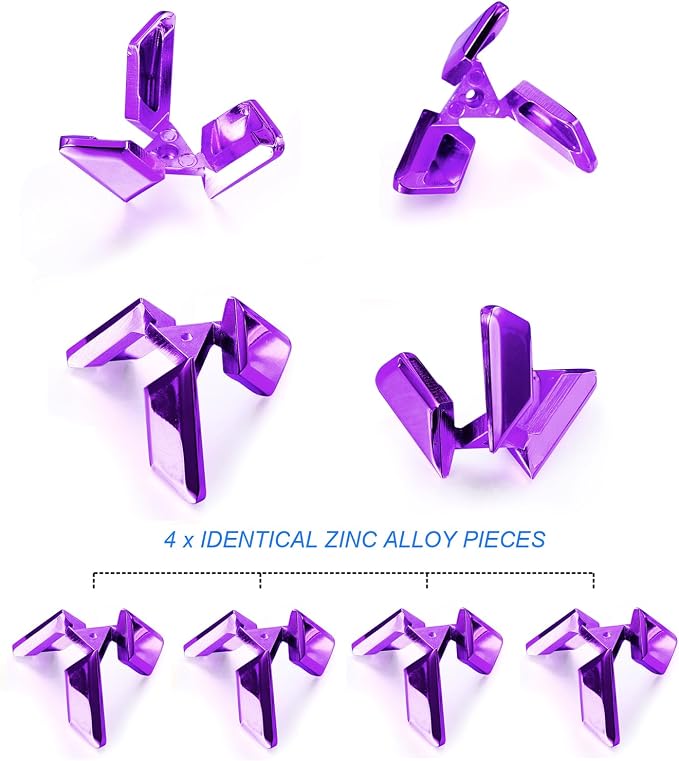 3D Triangle Metal Puzzle (Triangle Purple)