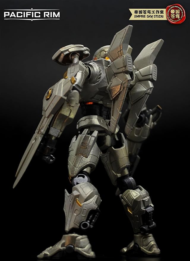Pipigirl x Empire Sky Studio 1/12 Pacific Rim Mech Action Figure, Boxed Unique Figure Idea, 5 in Assembly Collectible Mecha Action Figures Kits