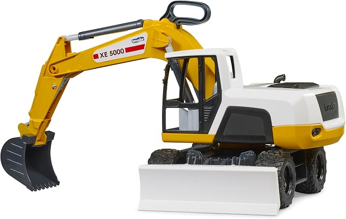 Bruder 03413 Mobile Excavator Yellow/White