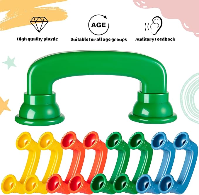 Whisper Reading Phones 8 Pcs Hear Myself Sound Phone Speech Therapy Toy Tool for Classroom Accelerate Reading Fluency Comprehension and Pronunciation for Kids and Adults
