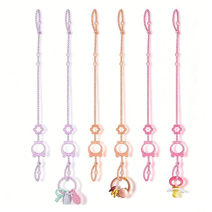 Silicone Pacifier Clip,High Chair,Stroller Accessories,Cribs,Rocking Chair